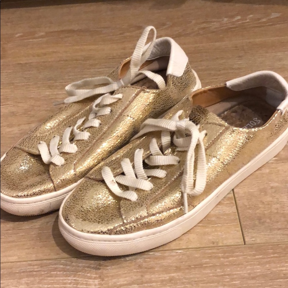 Soludos Ibiza Gold Sneakers